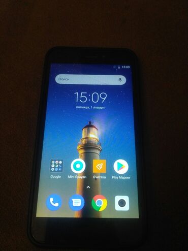 скупка смартфон: Xiaomi, Redmi Go, Б/у, 16 ГБ, цвет - Черный, 2 SIM