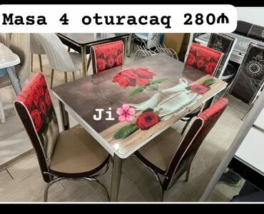 Masa və oturacaq dəstləri: Masa desti isdehsalin özündən satış çatdırılma pulsuz — 8