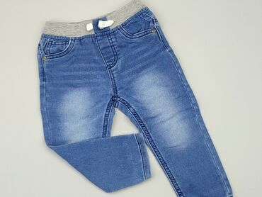 spodnie ze skóry ekologicznej: Denim pants, So cute, 12-18 months, condition - Good