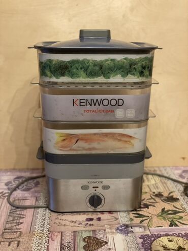 автомобильная мультиварка: Пароварка Kenwood Total FS620 с тремя ярусами. Корпус и перегородки из