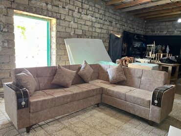 Masa və oturacaq dəstləri: Künc divan, Yeni, Açılan, Bazalı, Parça, Şəhərdaxili pulsuz çatdırılma