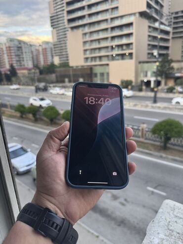 Apple iPhone: IPhone 12 Pro Max, 256 GB, Mavi, Zəmanət, Face ID, Sənədlərlə
