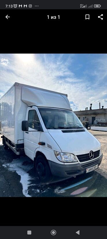 mercedes benz sprinter 2 9: Переезд, перевозка мебели, По городу, По региону, с грузчиком