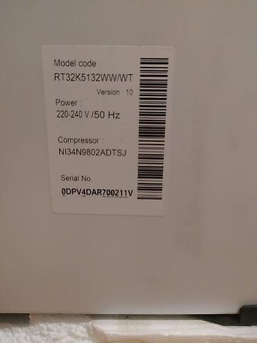 ariston 50: Samsung soyuducu, iki qapılı (üst hissə - dondurucu, alt hissə - — 1