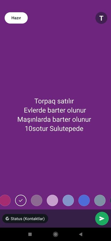 Torpaq sahələrinin satışı: 10 sot, Tikinti, Barter mümkündür, Bələdiyyə