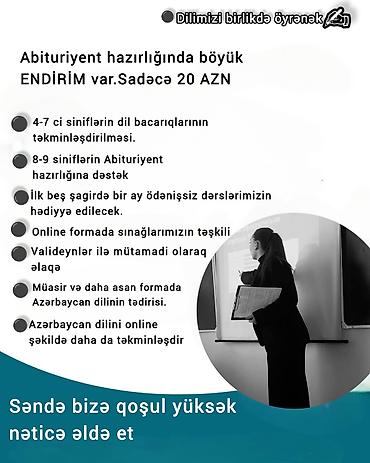 beş barmax: Repetitor, Azərbaycan dili, Abituriyent hazırlığı — 1
