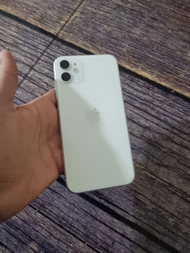 ikinci el 14 plus: IPhone 11, 64 ГБ, Белый, Гарантия, Беспроводная зарядка, Face ID
