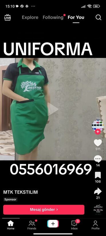 Reklam, çap: UNIFORMALAR İş geyimi tipli polo köynək - Rəng: Qırmızı-qara iki — 2