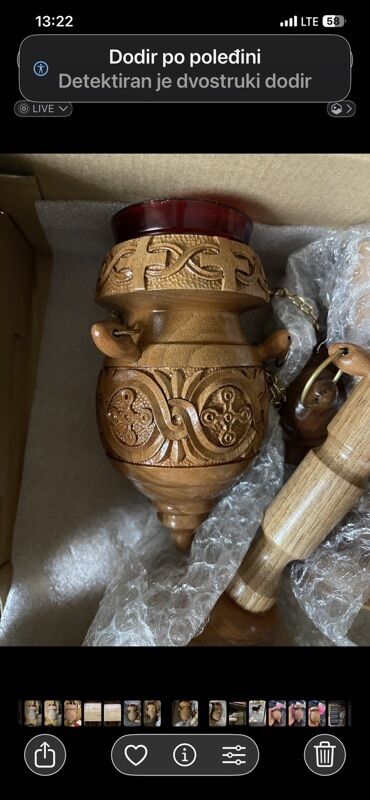 Sveće i svećnjaci: Svećnjak, bоја - Braon, Novo — 7