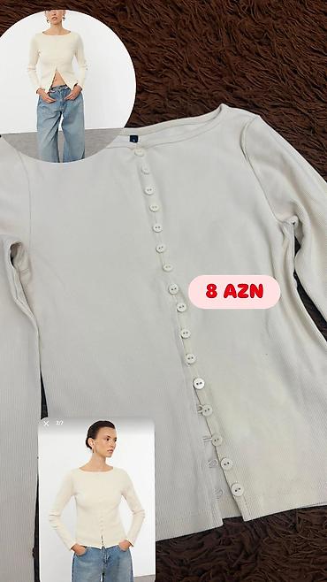 crop geyim: Polo köynək, Trendyolmilla, S, rəng - Ağ — 4