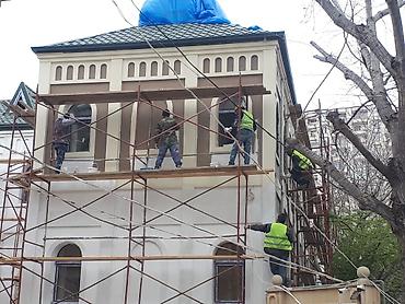 Fasad işləri: Fasad işləri – dekorativ suvaq və poliuretan/penoplast profilərin — 7