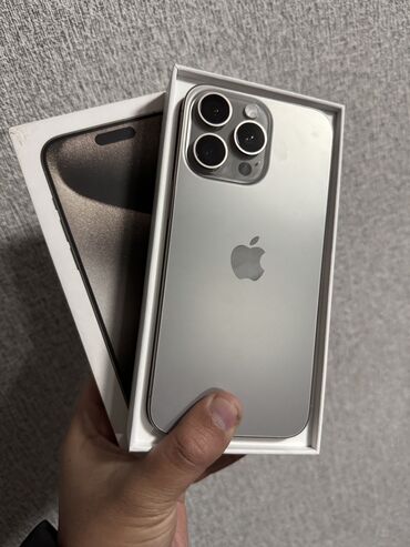 зарядка для макбука оригинал: IPhone 15 Pro Max, Б/у, 512 ГБ, Natural Titanium, Чехол, Коробка, 91 %