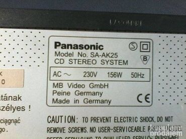 Pojačala i prijemnici: Panasonic sa-ak25; Germany; 156w izuzetna linija, veoma jaka,2x50/100w — 5