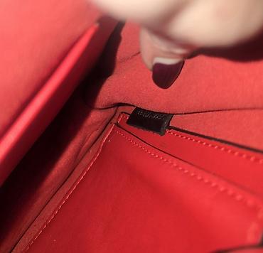 Torbe: Christin Dior J'adore kozna torba. J'ADIOR Shoulder Bag, crvena — 27