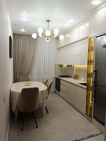 3 комнаты, 63 м², Аламедин-1 мкр 105 серия, 2 этаж, Евроремонт