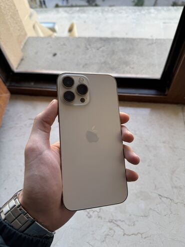 Apple iPhone: IPhone 13 Pro Max, 256 ГБ, Matte Gold, Гарантия, Беспроводная зарядка, Face ID