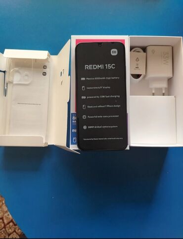 оперативная память 4 гб ddr4: Redmi, Redmi 14C, 128 ГБ, цвет - Синий, 2 SIM