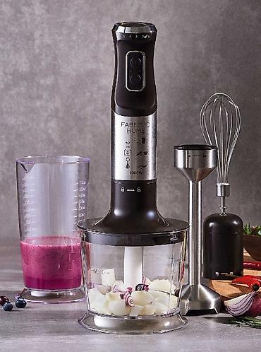 əl blender: Faberlic Home 1000W əl blenderi dəstı - Güc: 1000W – sərt məhsulları — 1