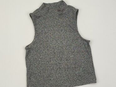 czarna bluzka bez rękawów: Bluzka Damska, H&M, XS (EU 34), stan - Bardzo dobry