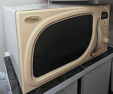 av kabel tv: Super General mikrodalğalı soba - Rəng: bej ön panel, ağ korpus, xrom — 1