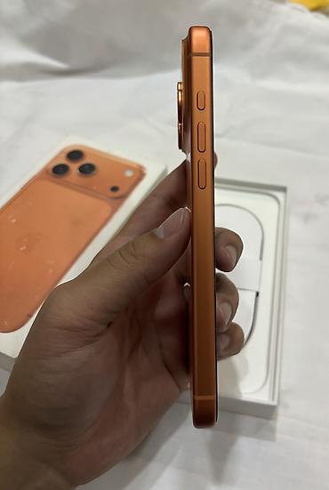 apple 14: IPhone 17 Pro Max, Новый, 256 ГБ, Оранжевый, Чехол, Кабель, Коробка, 100 % — 2