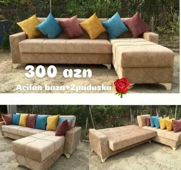 Mebel: Künc divan, Yeni, Açılan, Bazalı