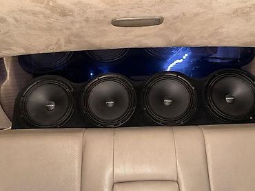 subvufer: Avtomobil üçün səs sistemi komplekti - Gücləndirici: Soundmax — 2