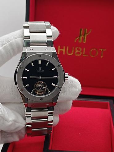 saat samdan: Yeni, Qol saatı, Hublot, rəng - Qara — 3