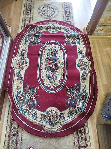 Xalça dəsti – 2 parçadan ibarət - Uzun yolluq: krem fonlu lalafo.az -da Xalça dəsti – 2 parçadan ibarət - Uzun yolluq: krem fonlu