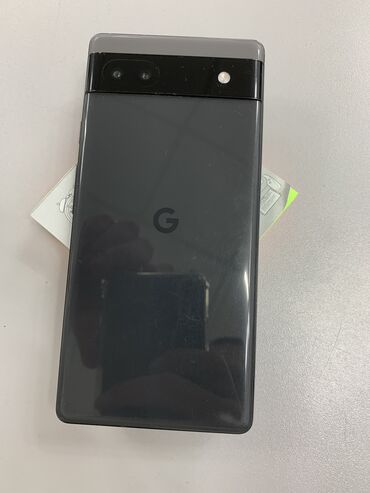 телефон 1: Google Pixel 6A, Б/у, 128 ГБ, цвет - Серый, 1 SIM, 2 SIM, eSIM