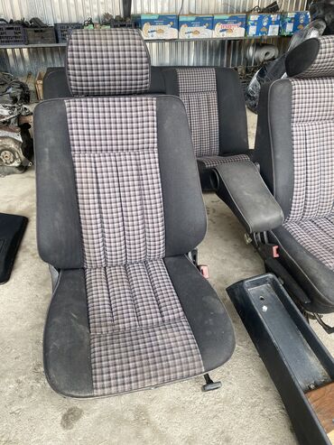Сиденья: Комплект сидений, Велюр, Mercedes-Benz 1995 г., Б/у, Оригинал, Германия — 4