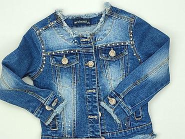 jeans facesitting: Dziecięca kurtka jeansowa, 5-6 lat, 110-116 cm, stan - Bardzo dobry — 1