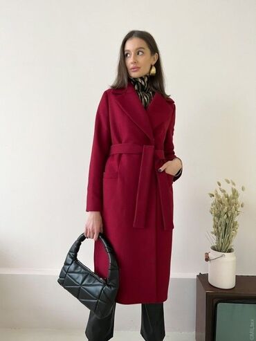 palto qadın üçün: Пальто Helenka, L (EU 40), цвет - Красный