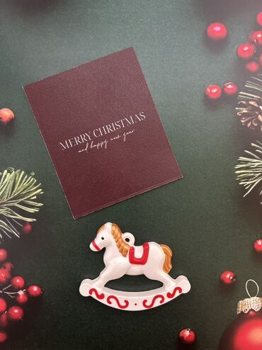 Yeni il oyuncaqları və bəzəkləri: Yeni il və Milad üçün dekorativ asılqan fiqurlar dəsti - Mövzu: Milad — 15