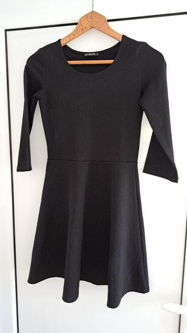 suknja na preklop zara: Terranova S (EU 36), color - Black, Oversize, Short sleeves