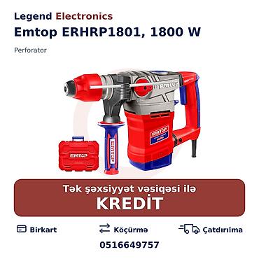 Elan başlığı: Perforator Emtop ERHRP1801, 1800 W Elan mətni: Emtop lalafo.az -da Elan başlığı: Perforator Emtop ERHRP1801, 1800 W Elan mətni: Emtop