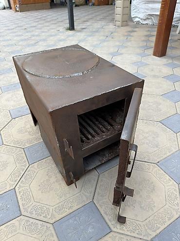 Буржуйки: Продаю металлическую печь-буржуйку. Размер 40см - Материал — 2