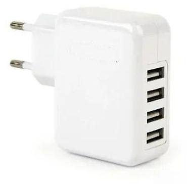 Žičani punjači za telefone: Univerzalni zidni punjač sa 4 USB izlaza – Energenie/Gembird - 4 USB — 13