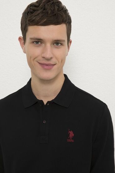 где можно продать старые вещи в бишкеке: Мужской свитер, L (EU 40), Us Polo Assn, Б/у, цвет - Черный, Платная доставка, Самовывоз, Бесплатная доставка