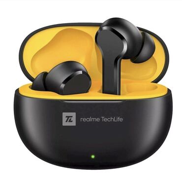 Динамики и колонки: Новый Беспроводные (Bluetooth) Наушники, Realme, цвет - Черный