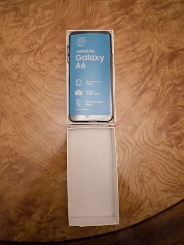 samsung a6 2017: Samsung Galaxy A6, 32 GB, rəng - Qızılı, Barmaq izi