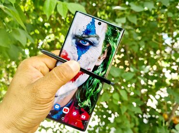 самсунг 5610: Samsung Note 10 5G, Б/у, 256 ГБ, цвет - Черный, eSIM, 2 SIM