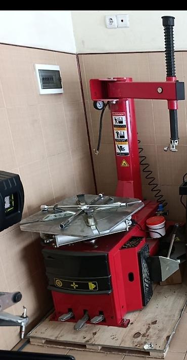 teker balans: Avtomobil təkəri söküb-taxma aparatı və hava kompressoru dəsti - — 1