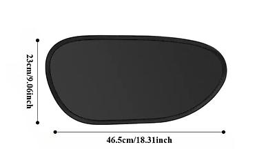 auto fo: Auto senčnik za bočna stakla – 2 kom - Dimenzije: 46,5 × 23 cm (18.31 — 1