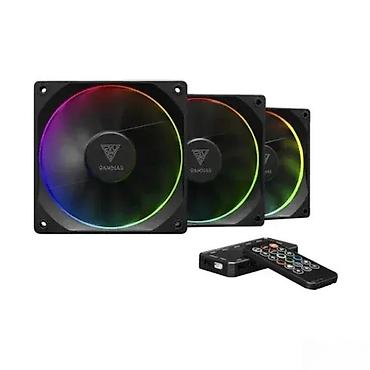 Rashladni sistemi: GAMDIAS 120 mm ARGB set ventilatora za kućište računara - Set od 3 — 1