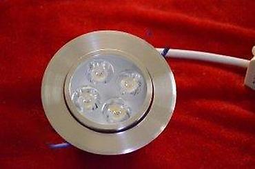 din 2690: LED ugradna rozetna 4 x 1W. Ugradna LED lampa Metalna, ugradna, sa — 6