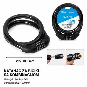 KMT Biciklistički šifarski lokot 2001263 Robusni sigurnosni lokot sa na lalafo.rs KMT Biciklistički šifarski lokot 2001263 Robusni sigurnosni lokot sa
