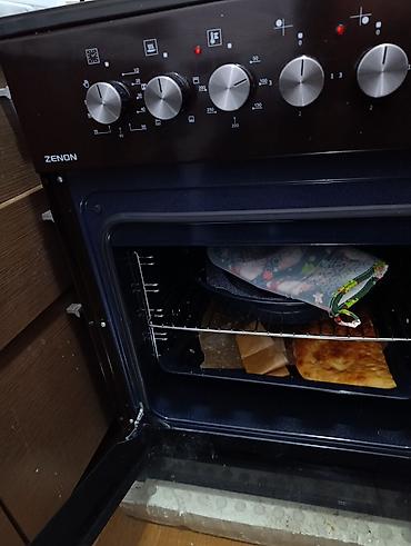 Печи, плиты: Газовая плита ZENON с духовкой - 4 газовые конфорки на варочной — 9