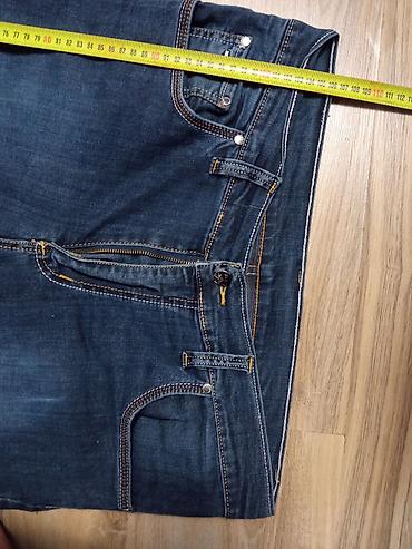 Farmerke: Muške farmerke, tamno plavi denim sa blagim izbledelim efektom — 7