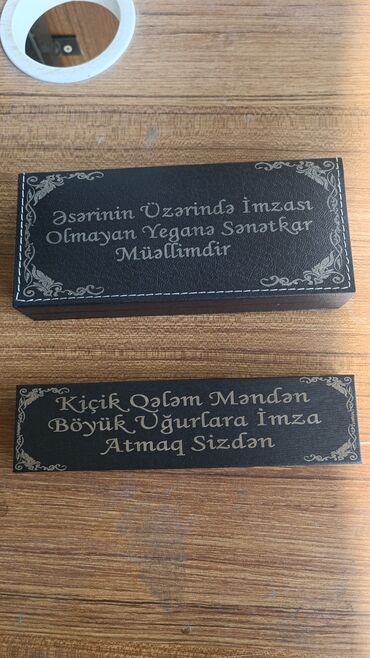 Qələmlər: Qələm, qutu,yazı daxil 25AZN.balaca qutuda 20 AZN.catdirilma -da lalafo.az — 8 Qələmlər: Qələm, qutu,yazı daxil 25AZN.balaca qutuda 20 AZN.catdirilma — 8